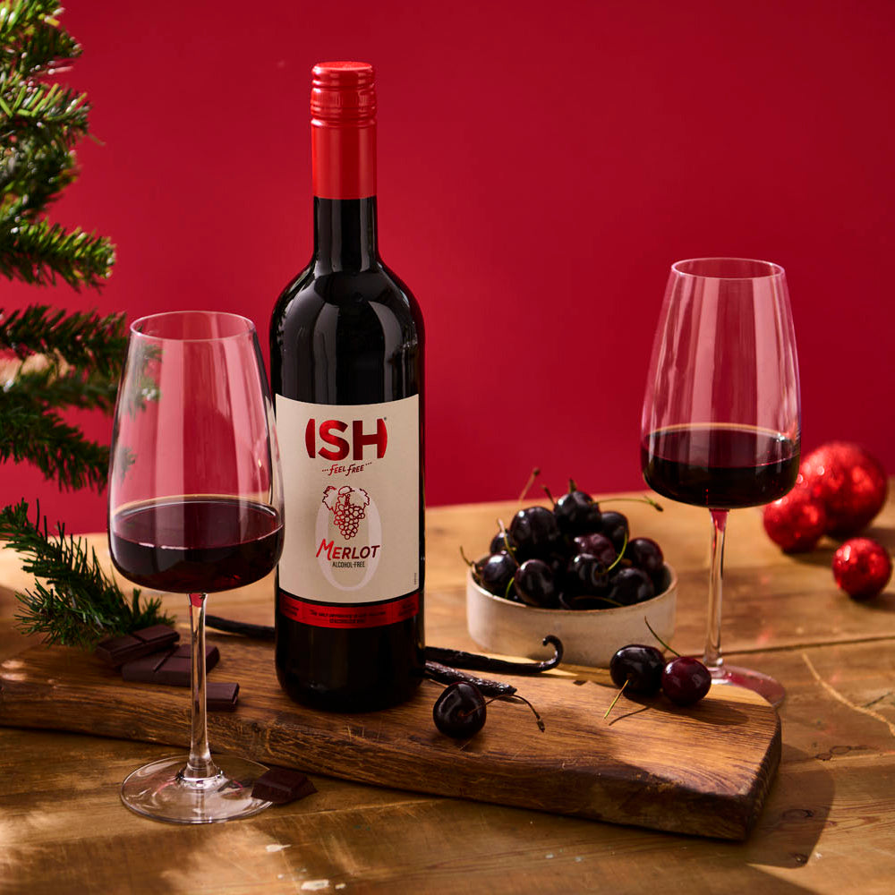 alcohol-free red wine ISH