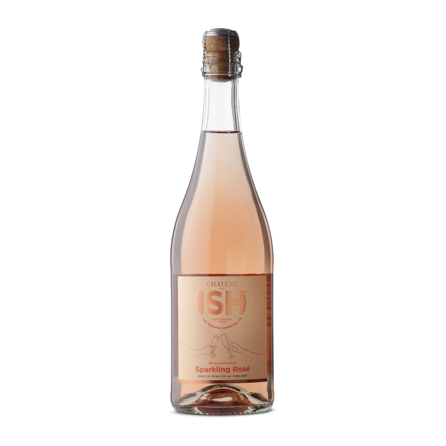 Alkoholfri Vin, Mousserende Rosé, 750 ml